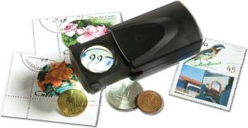 (321419) LED pull-up magnifier, 20x magnification