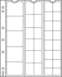 (323010) Numis coin sheets, 33 pockets