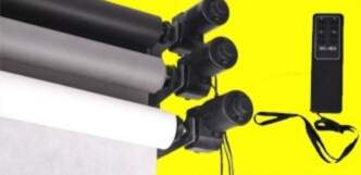 Backgrounds, FORMAX, Motorized backgrounds storage system