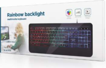 Gembird , Multimedia Keyboard , KB-UML-03 , Multimedia , Wired