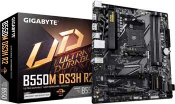 Mainboard, GIGABYTE, AMD B550, Socket AM4