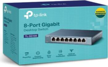 TP-LINK , Switch , TL-SG108 , Unmanaged , Desktop , Gigabit