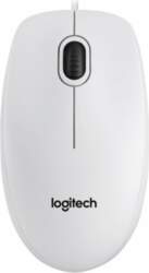 LOGITECH B100 Corded Mouse - WHITE