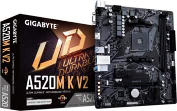 Mainboard, GIGABYTE, AMD A520, SAM4, Micro-ATX
