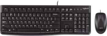 LOGITECH MK120 Corded Combo - BLACK