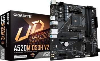Mainboard, GIGABYTE, AMD A520, SAM4, Micro-ATX