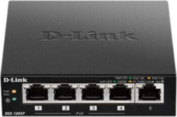 D-Link , Switch , DGS-1005P , Unmanaged , Desktop , Gigabit