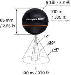 Deeper , Smart Sonar PRO+2 , Sonar , Wi-Fi