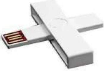 PLUSS ID smart card reader white