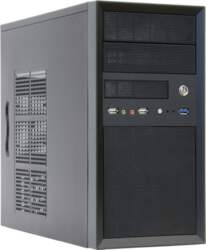 Case, CHIEFTEC, micro ATX, Black, Mini
