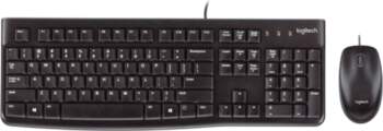 LOGITECH MK120 Corded Combo - BLACK