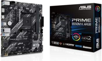 Mainboard, ASUS, AMD B550, SAM4, Micro-ATX