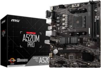 MSI , A520M PRO , Processor family AMD