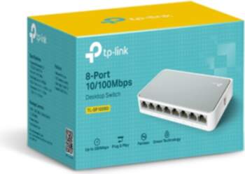 TP-LINK , Switch , TL-SF1008D , Unmanaged , Desktop , 10/100