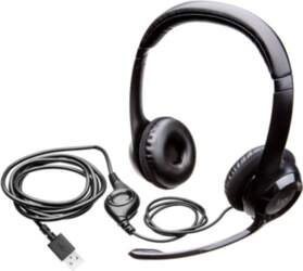 LOGITECH H390 Corded Headset - BLACK