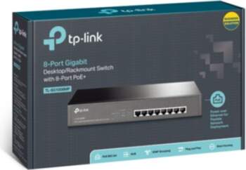 TP-LINK , Switch , TL-SG1008MP , Unmanaged , Desktop/Rackmountable , Gigabit