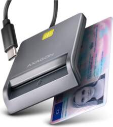 AXAGON USB-C Smart Card FlatReader , CRE-SM3TC