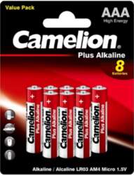 Camelion , AAA/LR03 , Plus Alkaline , 8 pc(s)