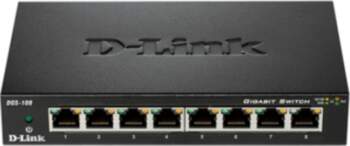 D-Link , Switch , DGS-108/E , Unmanaged , Desktop , Gigabit