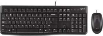 LOGITECH MK120 Corded Combo - BLACK