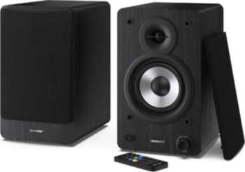 Sharp CP-SS30 Bookshelf Speakers, Black , Sharp