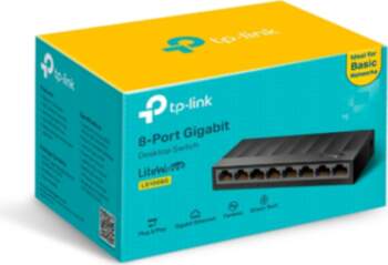 TP-LINK , Desktop Switch , LS1008G , Unmanaged , Desktop