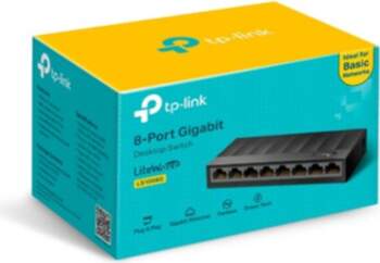 TP-LINK , Desktop Switch , LS1008G , Unmanaged , Desktop