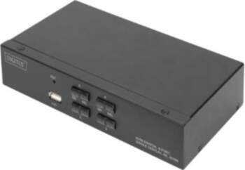 Digitus , KVM Switch, 4 Port, Single