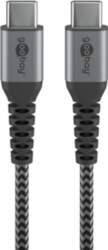 Goobay , USB-C to USB-C Textile Cable