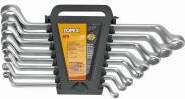 TOPEX Offset ring spanner set 6