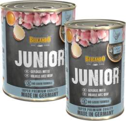 BELCANDO JUNIOR POULTRY WITH EGG 800G