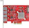 Delock PCIe x4> 4x external USB-A