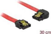 Delock SATA Cable, Angle, 0.3m