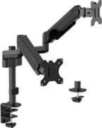 Gembird Adjustable desk 2-display mounting arm