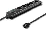 Qoltec Surge protector 5 sockets 3m