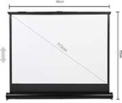 Maclean MC-961 Portable Projection Screen Compact
