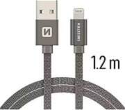 Swissten Textile Fast Charge 3A Lightning