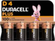 Duracell Plus D, x4 (142039)