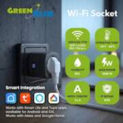 GreenBlue Remote-Controlled WiFi Outlet, Android/iOS/Alexa/Google Home