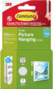 3M Command Strips Small 4pcs, white