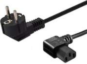 Savio Power cable Schuko (M) angled