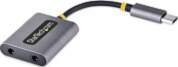 Startech USB-C Audio Splitter, 0.7m