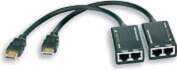 Techly HDMI extender by Cat.5e/6
