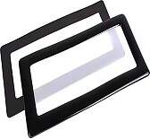 Demciflex Dust Filter, Rectangular 2x40mm, Black/White