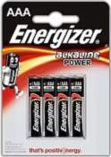 Energizer AAA, Alkaline, x4 (243)