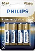 Philips Philips Premium Alkaline, AA, 4