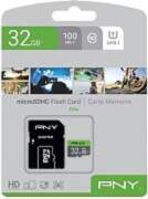 PNY Technologies Ėlite, microSDHC, 32GB, Class
