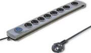 Qoltec Quick Switch, 8 Sockets, 3m