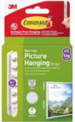 3M Command Strips Narrow 4pcs, white