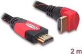 Delock HDMI Cable, Angle, 2m (82686)